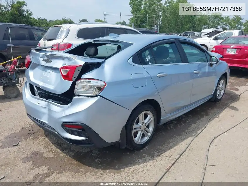 2017 Chevrolet Cruze Lt Auto VIN: 1G1BE5SM7H7217368 Lot: 42791917