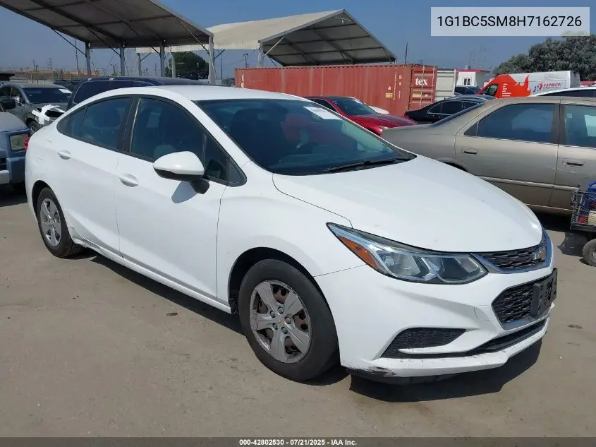 2017 Chevrolet Cruze Ls Auto VIN: 1G1BC5SM8H7162726 Lot: 42802530