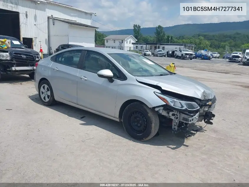 2017 Chevrolet Cruze Ls Auto VIN: 1G1BC5SM4H7277341 Lot: 42816237