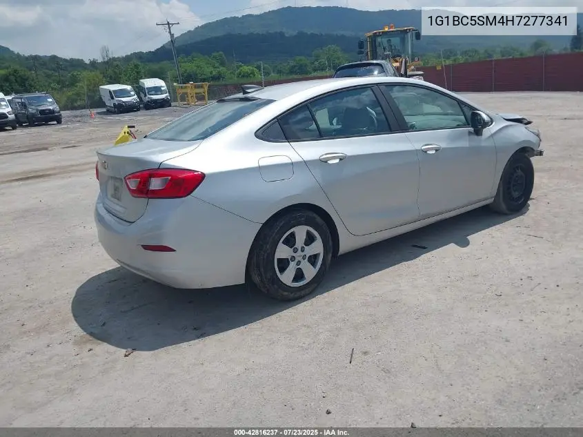 2017 Chevrolet Cruze Ls Auto VIN: 1G1BC5SM4H7277341 Lot: 42816237