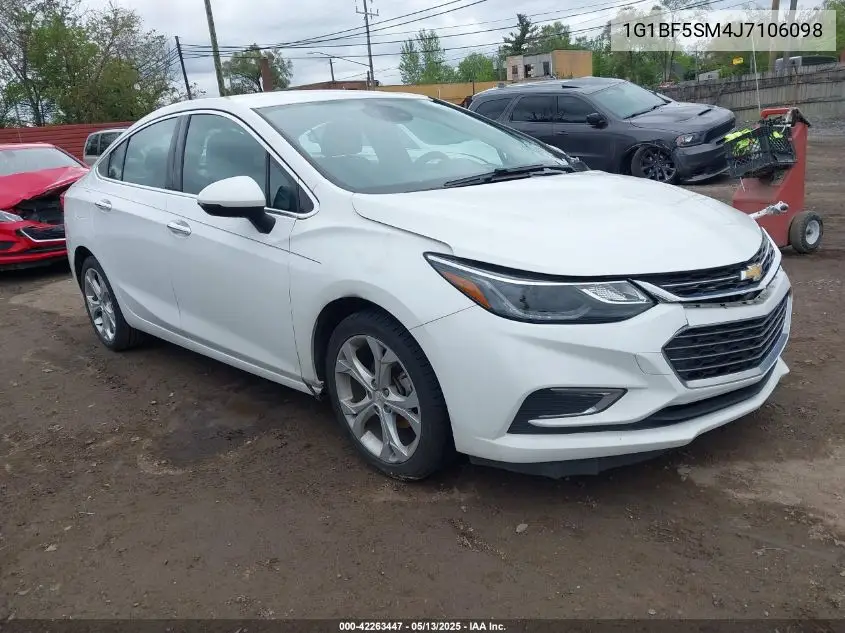 2018 Chevrolet Cruze Premier Auto VIN: 1G1BF5SM4J7106098 Lot: 42263447