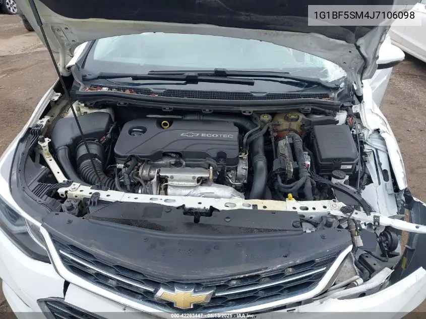 2018 Chevrolet Cruze Premier Auto VIN: 1G1BF5SM4J7106098 Lot: 42263447