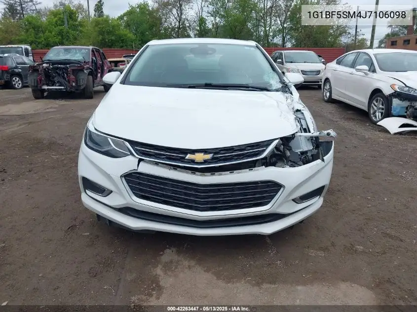 2018 Chevrolet Cruze Premier Auto VIN: 1G1BF5SM4J7106098 Lot: 42263447