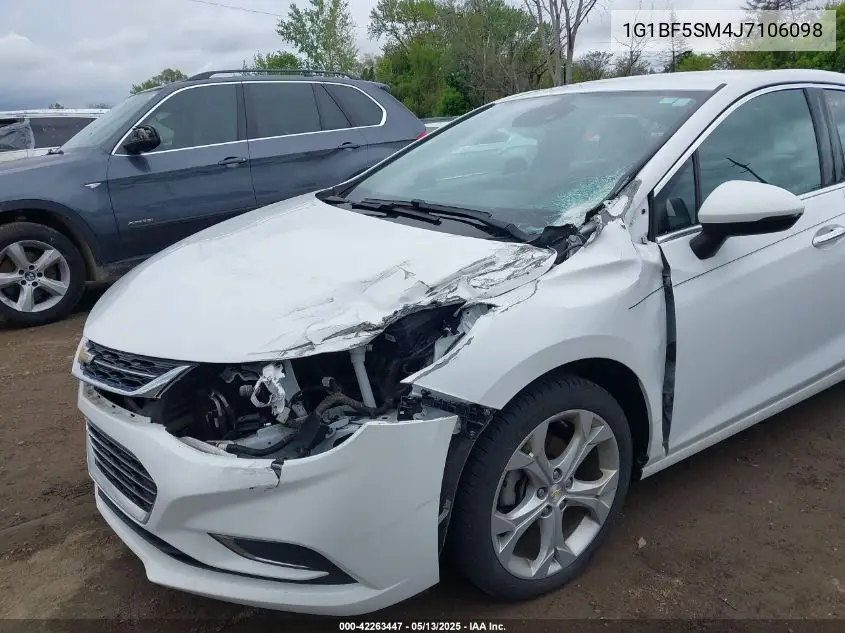 2018 Chevrolet Cruze Premier Auto VIN: 1G1BF5SM4J7106098 Lot: 42263447