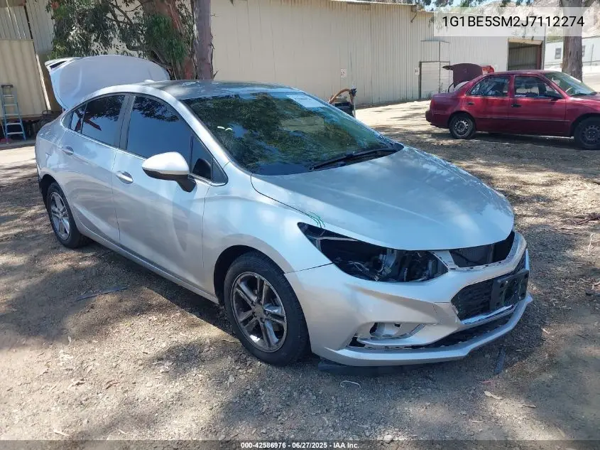 2018 Chevrolet Cruze Lt Auto VIN: 1G1BE5SM2J7112274 Lot: 42586976