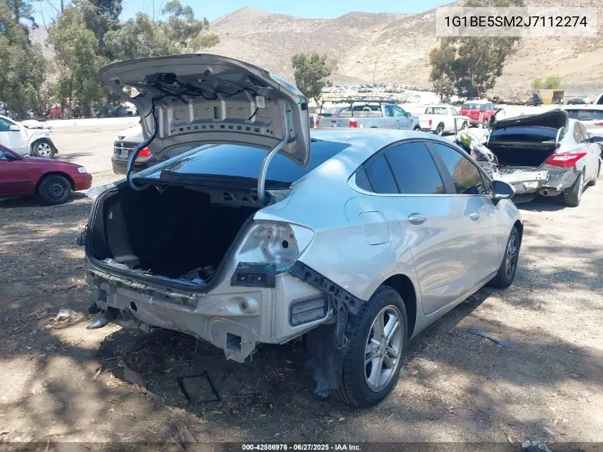 2018 Chevrolet Cruze Lt Auto VIN: 1G1BE5SM2J7112274 Lot: 42586976