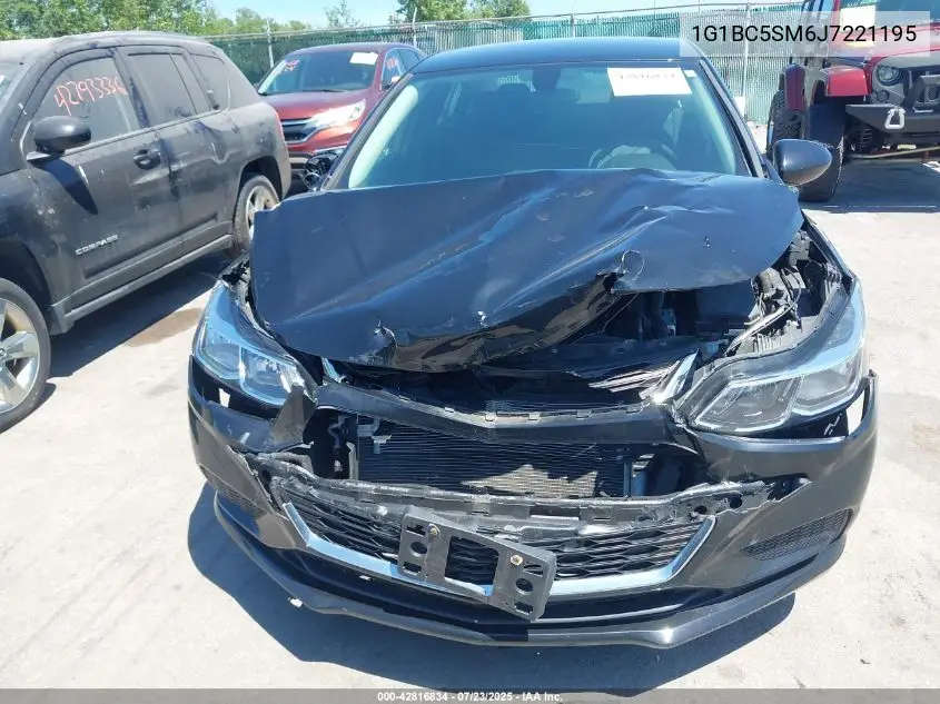 2018 Chevrolet Cruze Ls Auto VIN: 1G1BC5SM6J7221195 Lot: 42816834