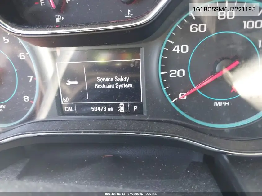 2018 Chevrolet Cruze Ls Auto VIN: 1G1BC5SM6J7221195 Lot: 42816834