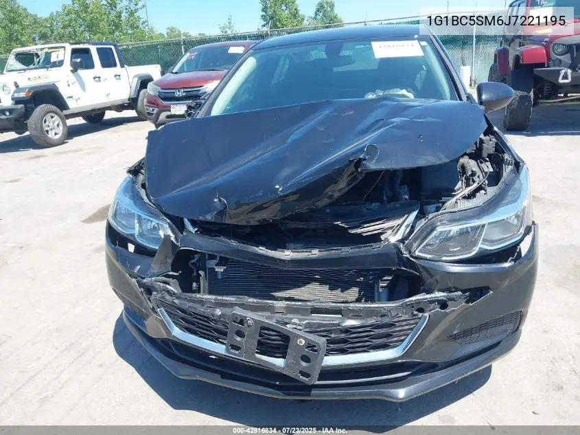 2018 Chevrolet Cruze Ls Auto VIN: 1G1BC5SM6J7221195 Lot: 42816834