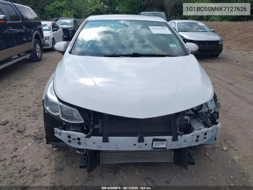 2019 Chevrolet Cruze Ls VIN: 1G1BC5SM6K7127626 Lot: 42265978