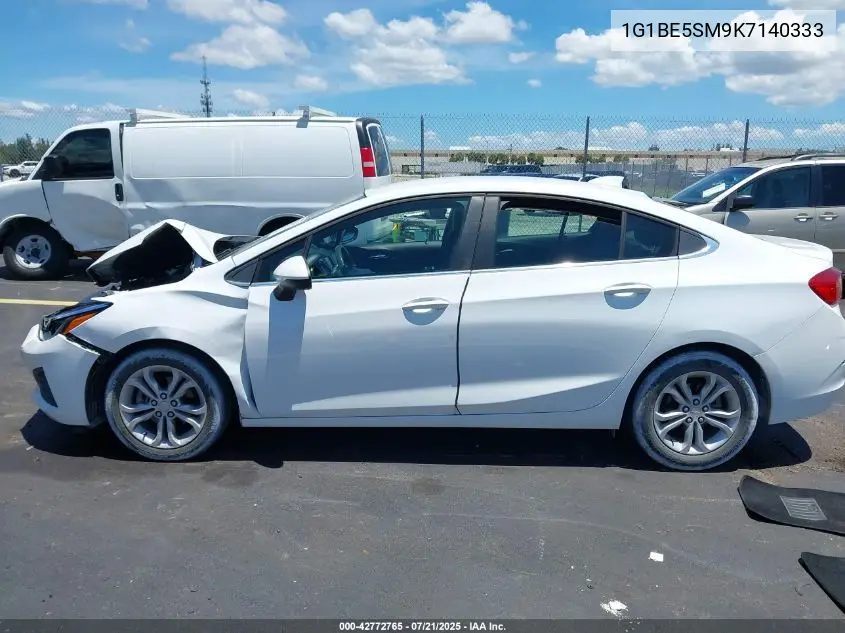 2019 Chevrolet Cruze Lt VIN: 1G1BE5SM9K7140333 Lot: 42772765