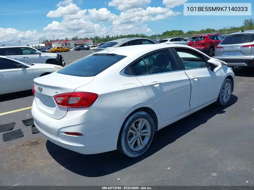 2019 Chevrolet Cruze Lt VIN: 1G1BE5SM9K7140333 Lot: 42772765