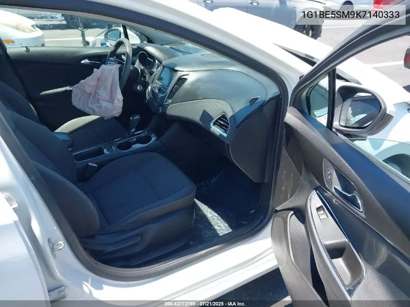 2019 Chevrolet Cruze Lt VIN: 1G1BE5SM9K7140333 Lot: 42772765