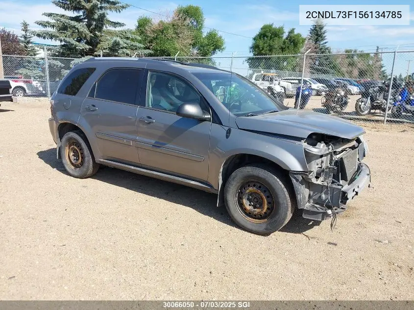 2005 Chevrolet Equinox Lt VIN: 2CNDL73F156134785 Lot: 30066050