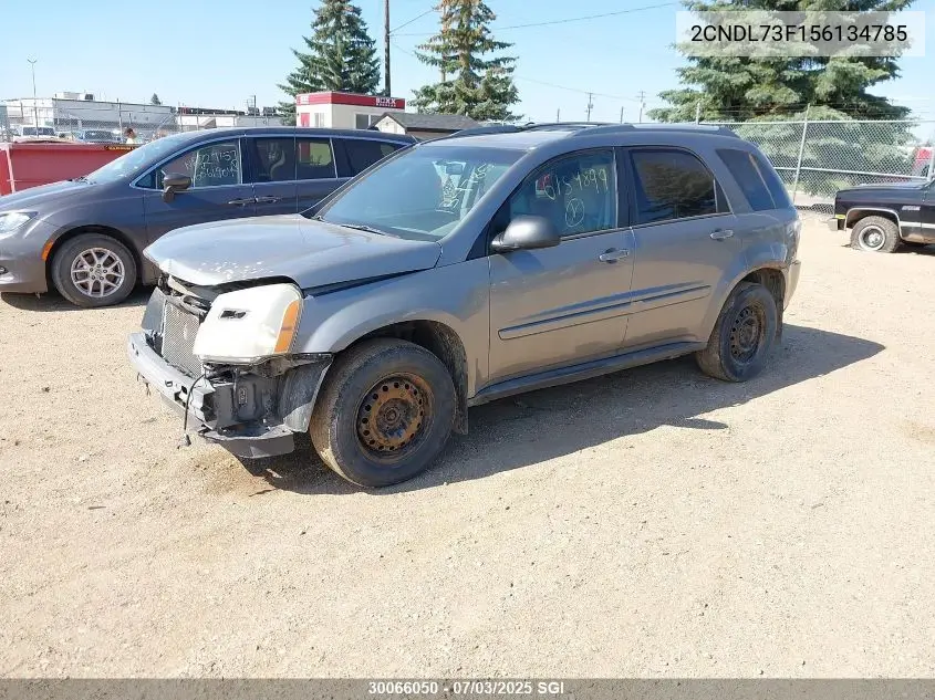 2005 Chevrolet Equinox Lt VIN: 2CNDL73F156134785 Lot: 30066050