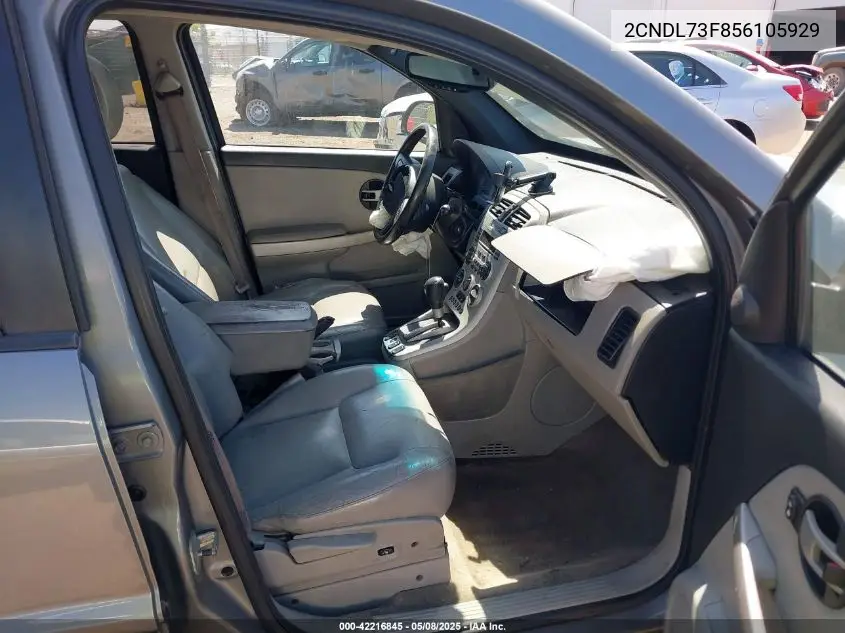 2005 Chevrolet Equinox Lt VIN: 2CNDL73F856105929 Lot: 42216845