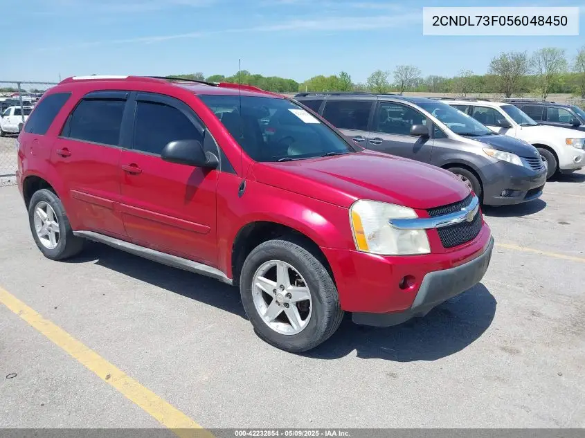 2005 Chevrolet Equinox Lt VIN: 2CNDL73F056048450 Lot: 42232854