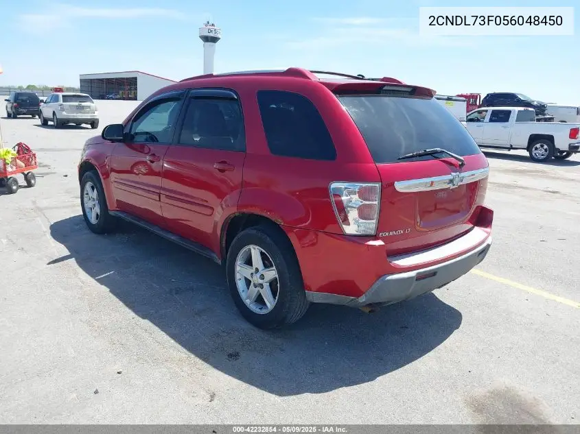 2005 Chevrolet Equinox Lt VIN: 2CNDL73F056048450 Lot: 42232854
