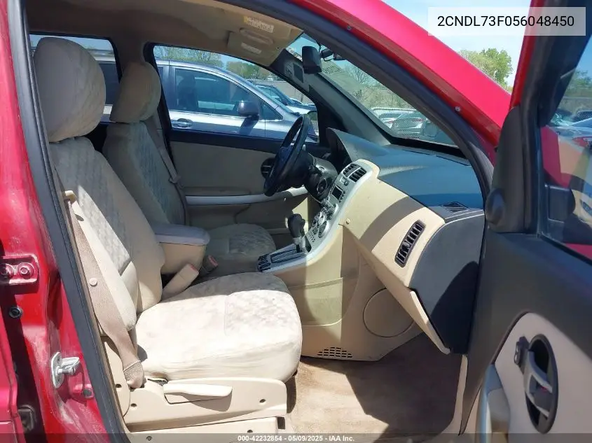 2005 Chevrolet Equinox Lt VIN: 2CNDL73F056048450 Lot: 42232854