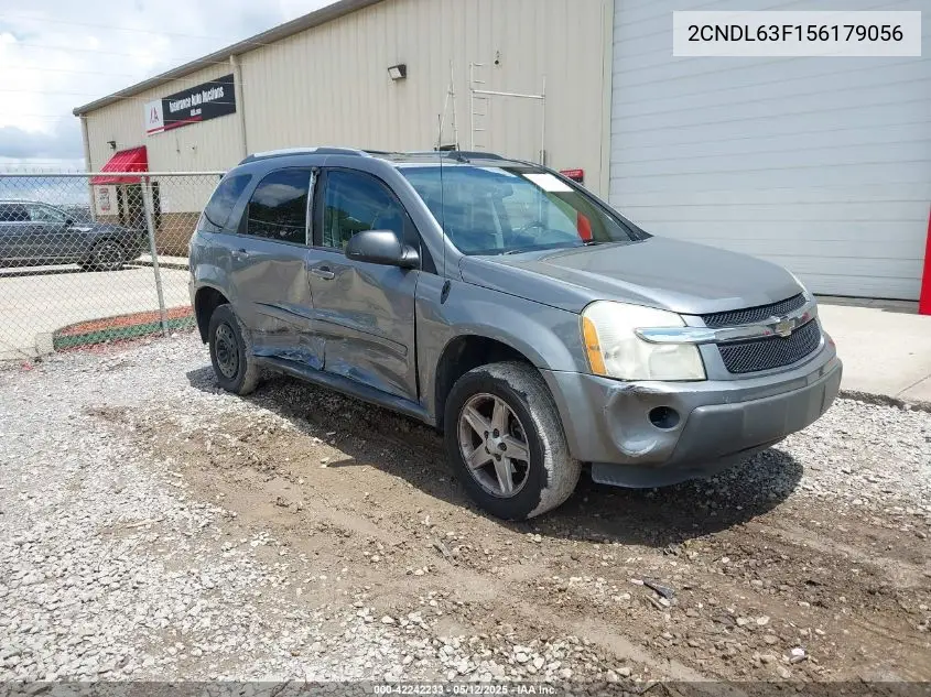 2005 Chevrolet Equinox Lt VIN: 2CNDL63F156179056 Lot: 42242233