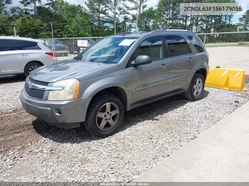 2005 Chevrolet Equinox Lt VIN: 2CNDL63F156179056 Lot: 42242233