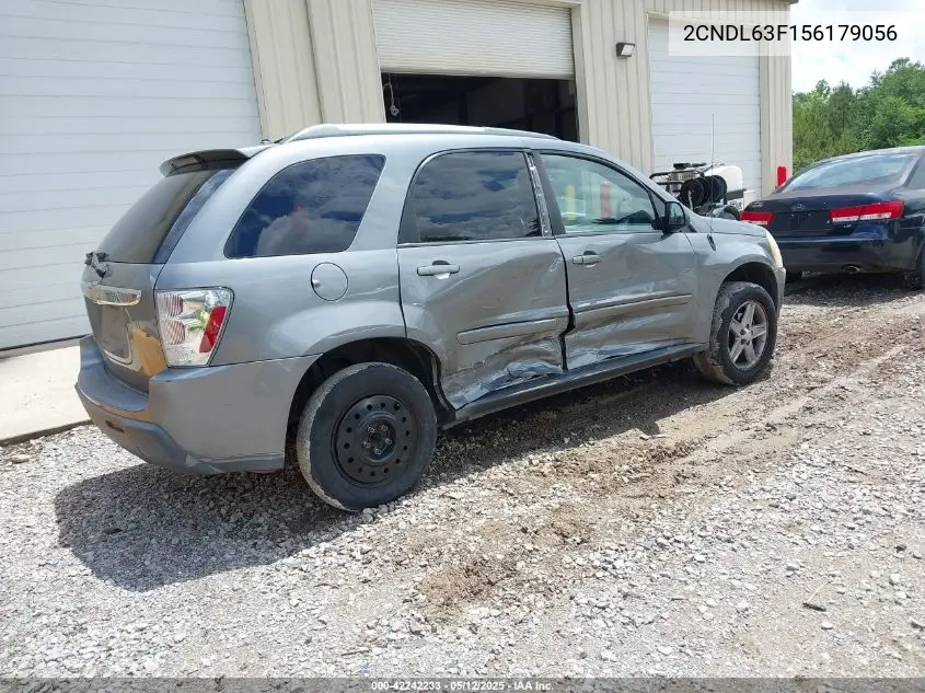2005 Chevrolet Equinox Lt VIN: 2CNDL63F156179056 Lot: 42242233
