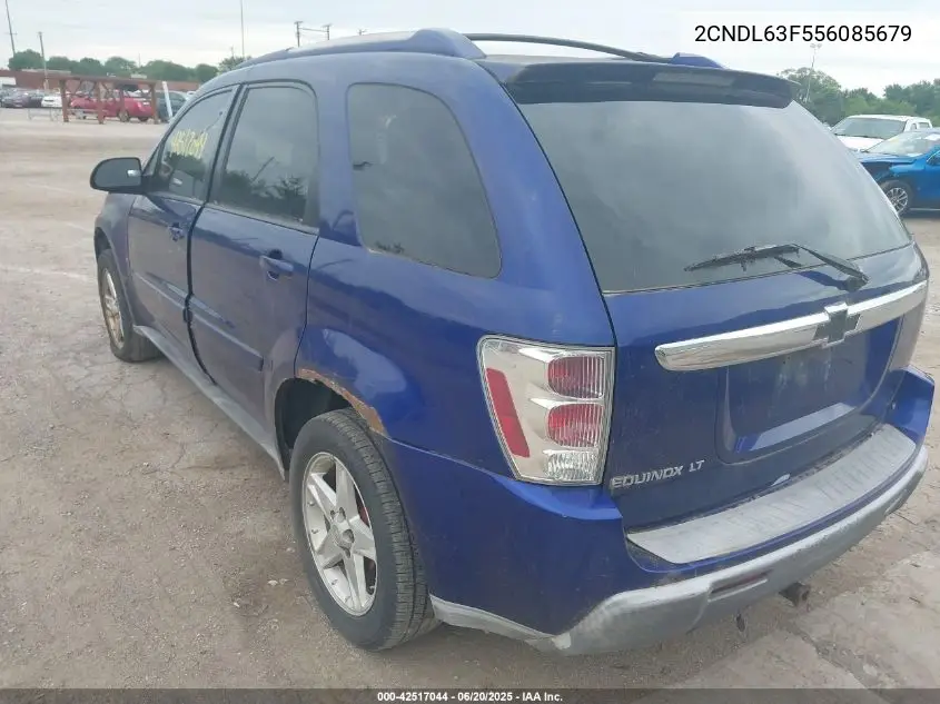 2005 Chevrolet Equinox Lt VIN: 2CNDL63F556085679 Lot: 42517044