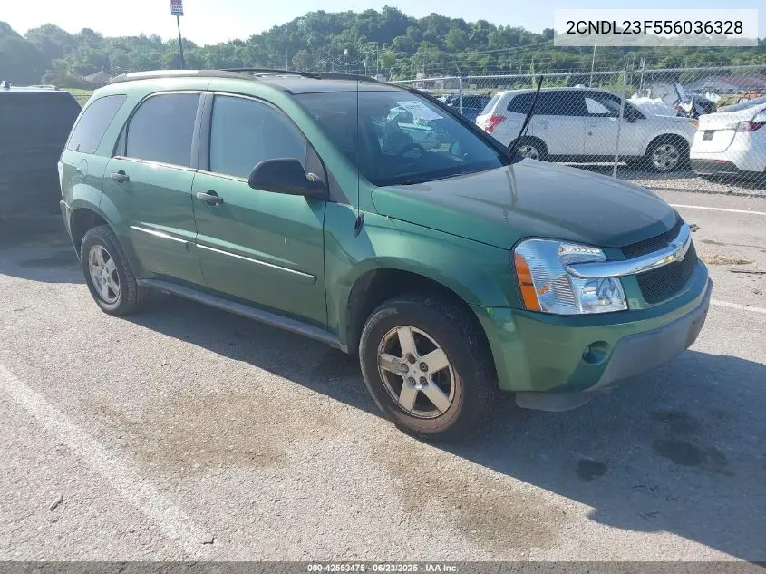 2005 Chevrolet Equinox Ls VIN: 2CNDL23F556036328 Lot: 42553475