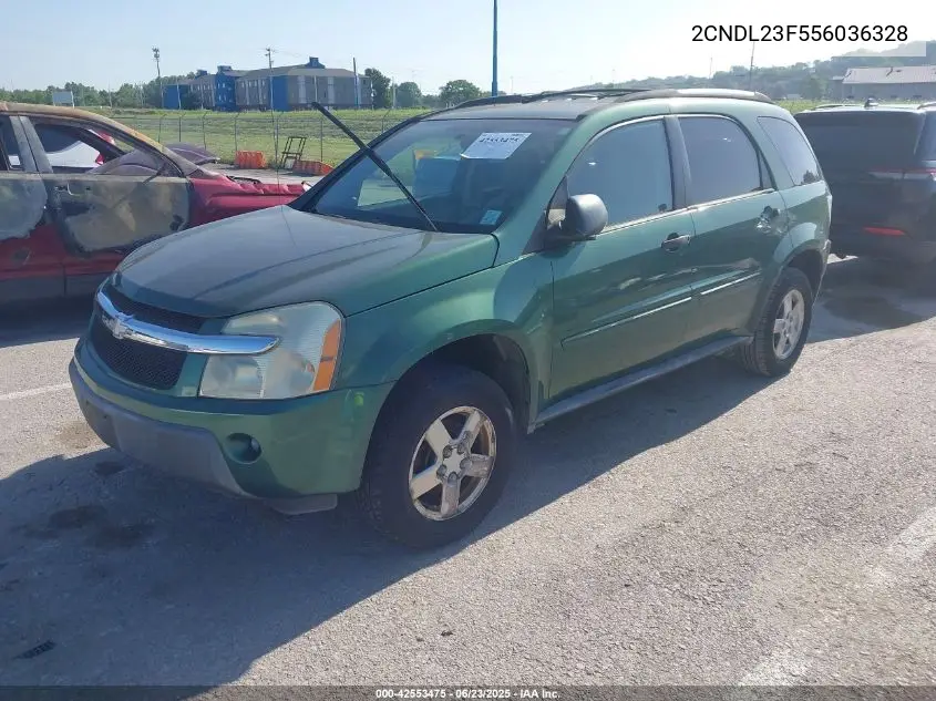 2005 Chevrolet Equinox Ls VIN: 2CNDL23F556036328 Lot: 42553475