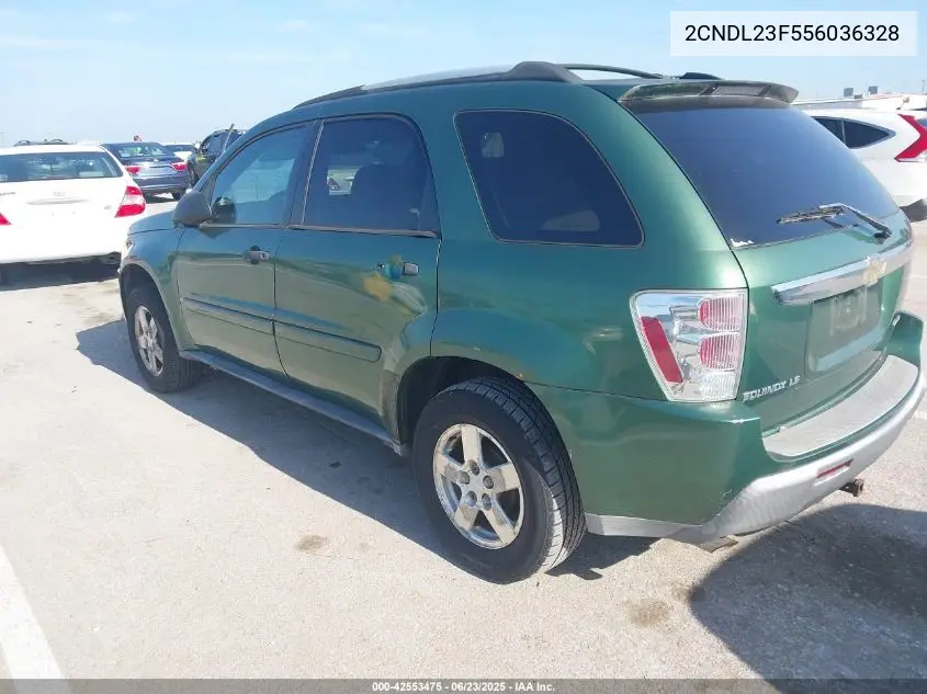 2005 Chevrolet Equinox Ls VIN: 2CNDL23F556036328 Lot: 42553475