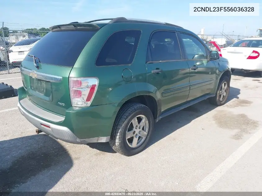 2005 Chevrolet Equinox Ls VIN: 2CNDL23F556036328 Lot: 42553475