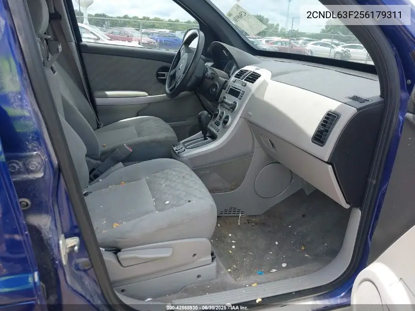 2005 Chevrolet Equinox Lt VIN: 2CNDL63F256179311 Lot: 42568930