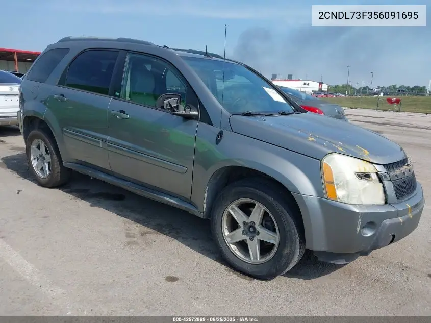 2005 Chevrolet Equinox Lt VIN: 2CNDL73F356091695 Lot: 42572869