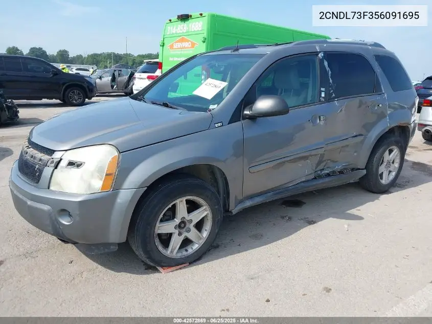 2005 Chevrolet Equinox Lt VIN: 2CNDL73F356091695 Lot: 42572869