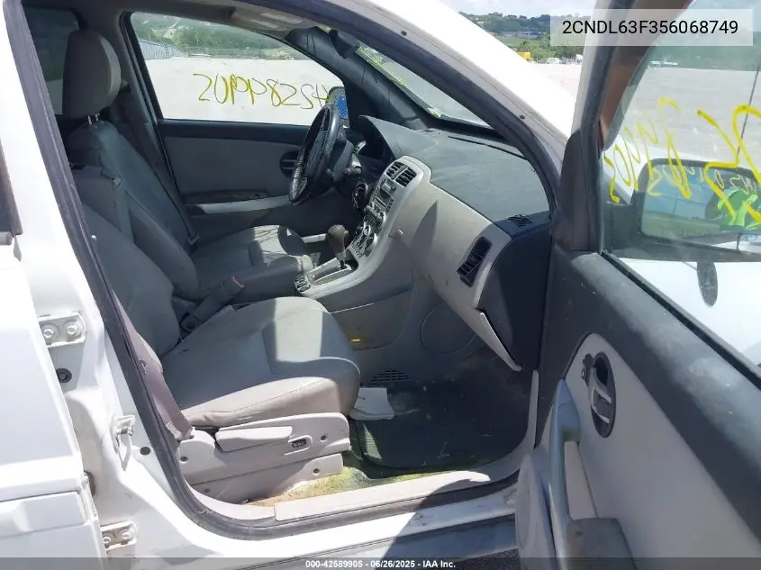 2005 Chevrolet Equinox Lt VIN: 2CNDL63F356068749 Lot: 42589905