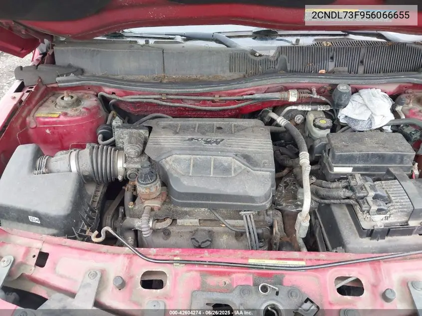 2005 Chevrolet Equinox Lt VIN: 2CNDL73F956066655 Lot: 42604274