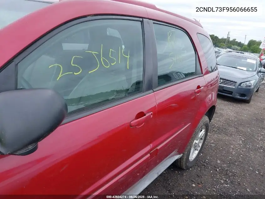 2005 Chevrolet Equinox Lt VIN: 2CNDL73F956066655 Lot: 42604274