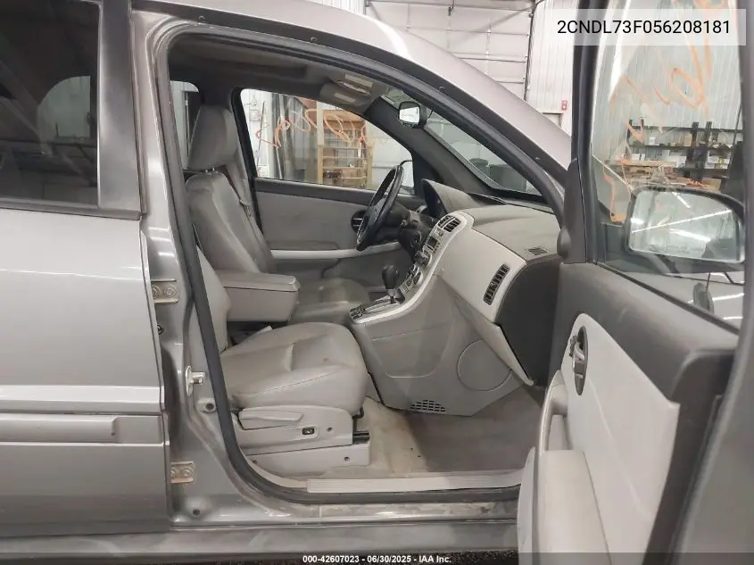 2005 Chevrolet Equinox Lt VIN: 2CNDL73F056208181 Lot: 42607023