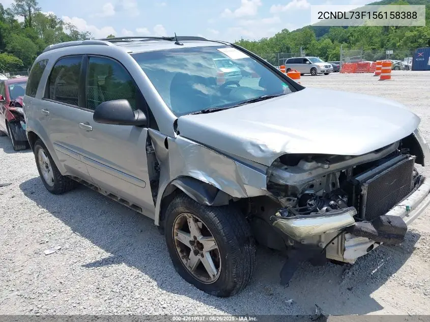 2005 Chevrolet Equinox Lt VIN: 2CNDL73F156158388 Lot: 42610937