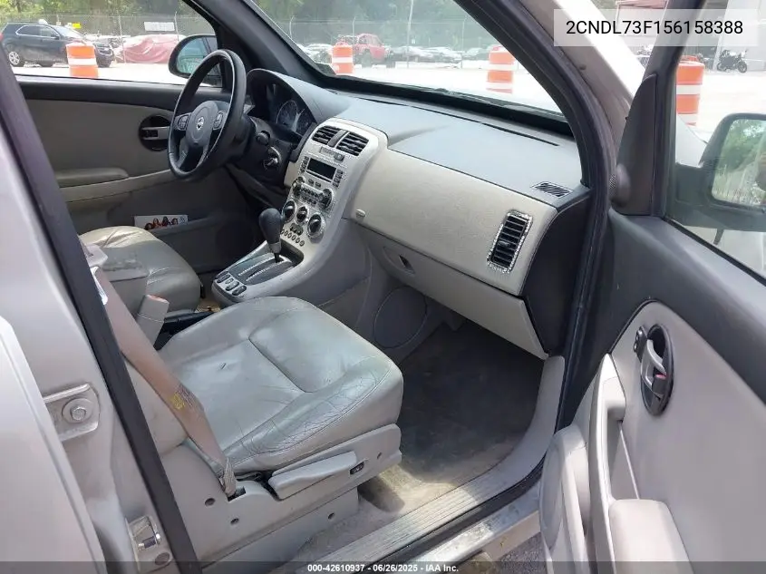 2005 Chevrolet Equinox Lt VIN: 2CNDL73F156158388 Lot: 42610937