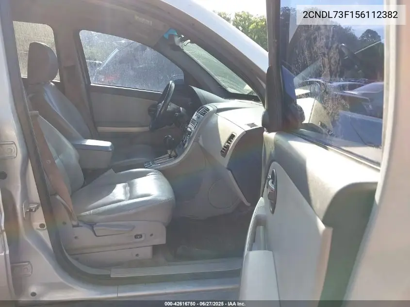 2005 Chevrolet Equinox Lt VIN: 2CNDL73F156112382 Lot: 42616750