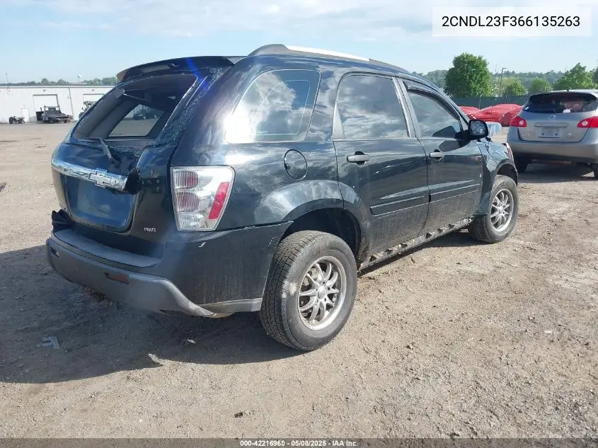 2006 Chevrolet Equinox Ls VIN: 2CNDL23F366135263 Lot: 42216960