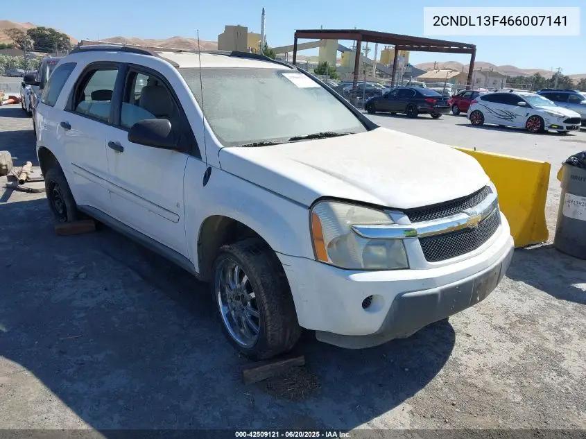 2006 Chevrolet Equinox Ls VIN: 2CNDL13F466007141 Lot: 42509121