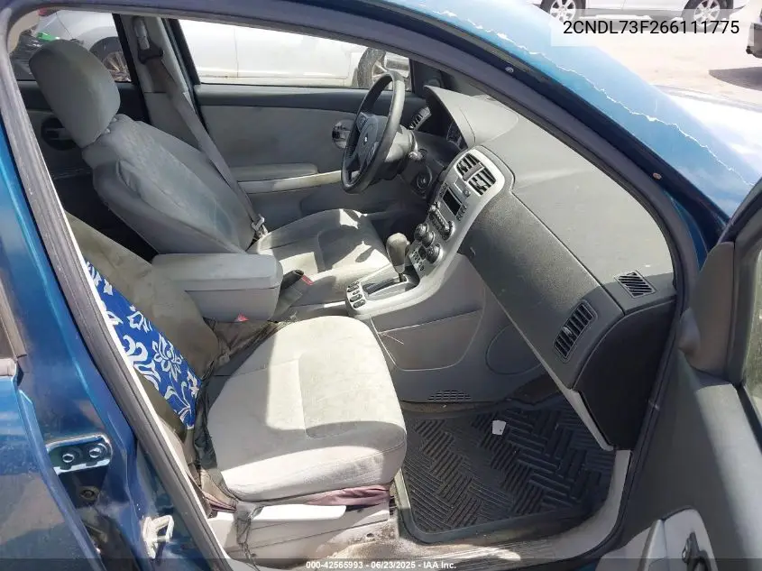 2006 Chevrolet Equinox Lt VIN: 2CNDL73F266111775 Lot: 42565993