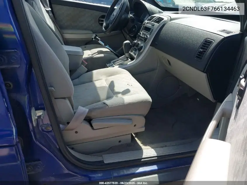 2006 Chevrolet Equinox Lt VIN: 2CNDL63F766134463 Lot: 42577539