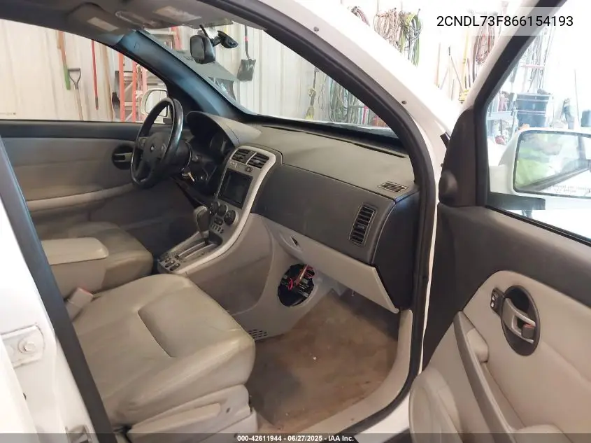 2006 Chevrolet Equinox Lt VIN: 2CNDL73F866154193 Lot: 42611944