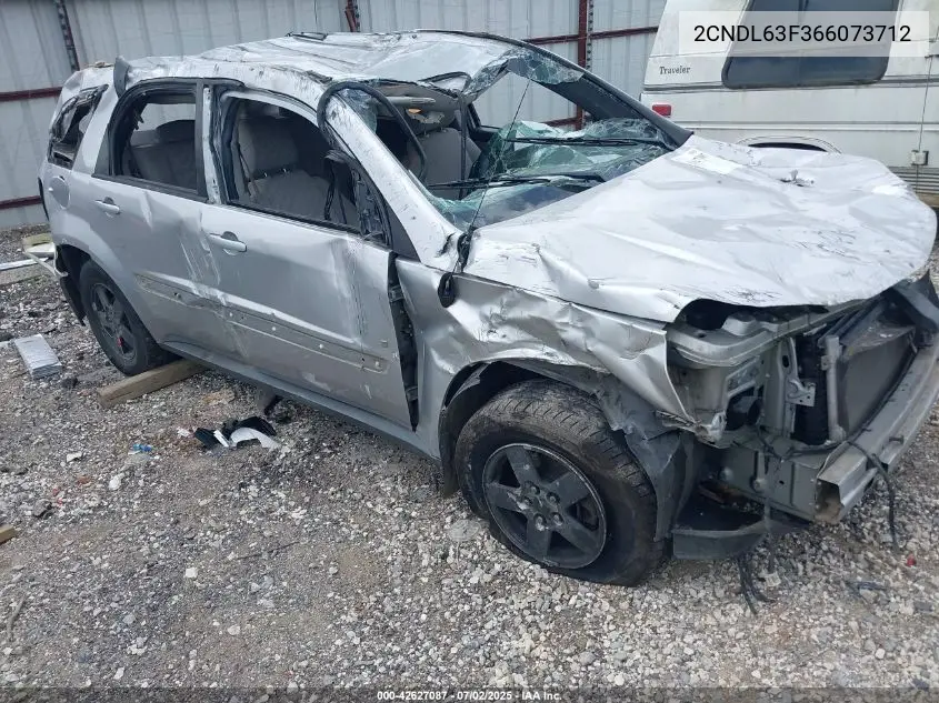 2006 Chevrolet Equinox Lt VIN: 2CNDL63F366073712 Lot: 42627087