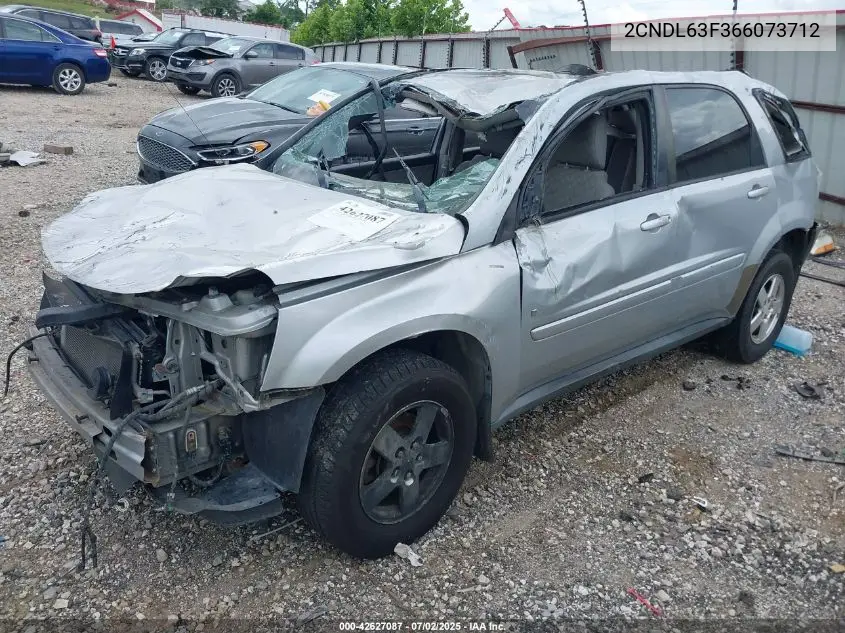 2006 Chevrolet Equinox Lt VIN: 2CNDL63F366073712 Lot: 42627087