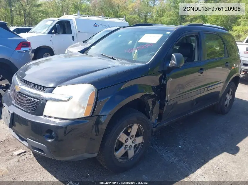 2007 Chevrolet Equinox Ls VIN: 2CNDL13F976120908 Lot: 42215019