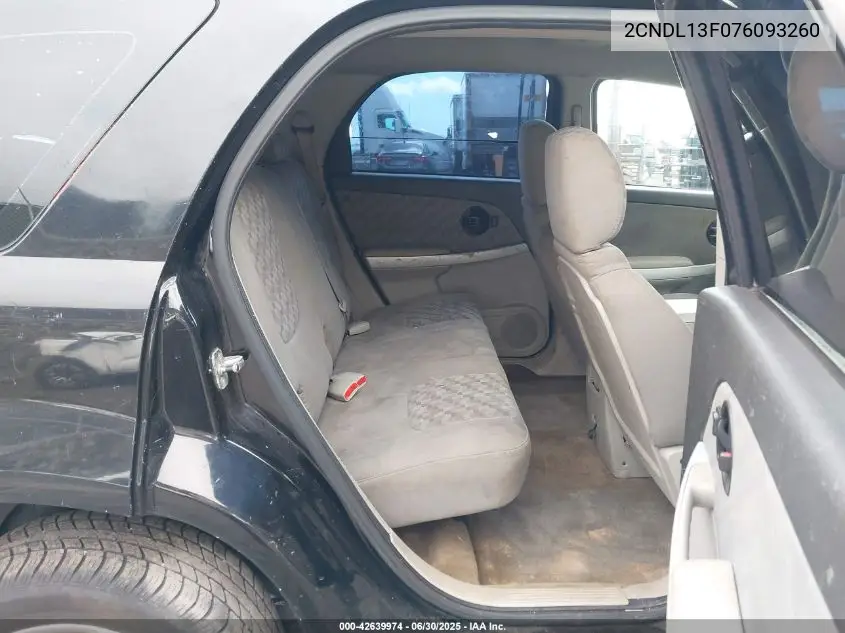 2007 Chevrolet Equinox Ls VIN: 2CNDL13F076093260 Lot: 42639974